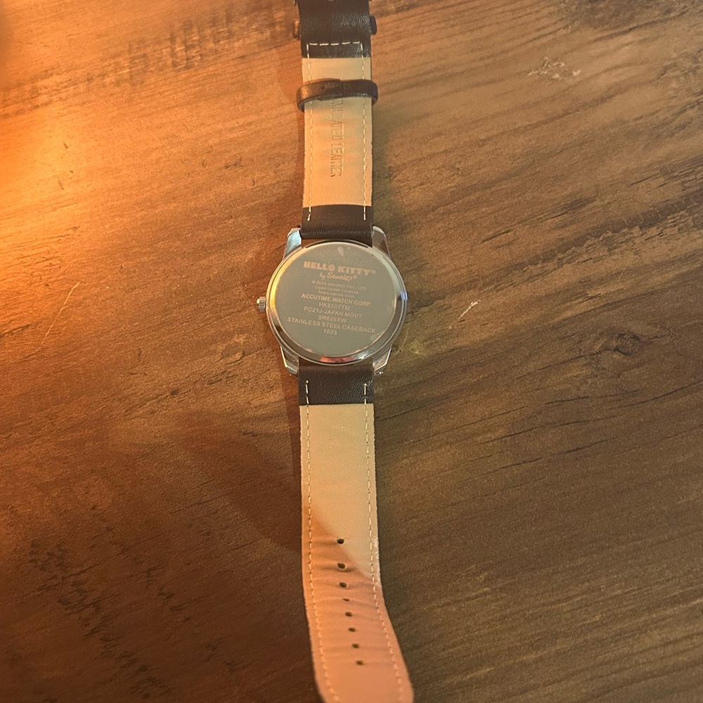 Hello Kitty Watch with Brown and Black Strap - Picture 7 of 10